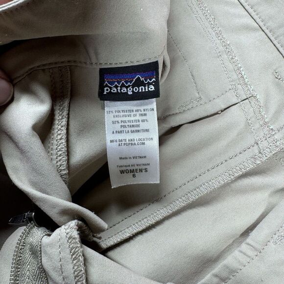 Patagonia Women's Hiking Pants Size 6 Flat Front Straight Leg Outdoor Travel - Picture 5 of 14